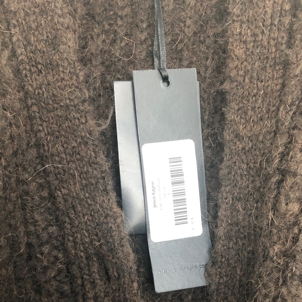 Jenni Kayne Dark Brown Cardigan Sweater - Picture 5 of 8